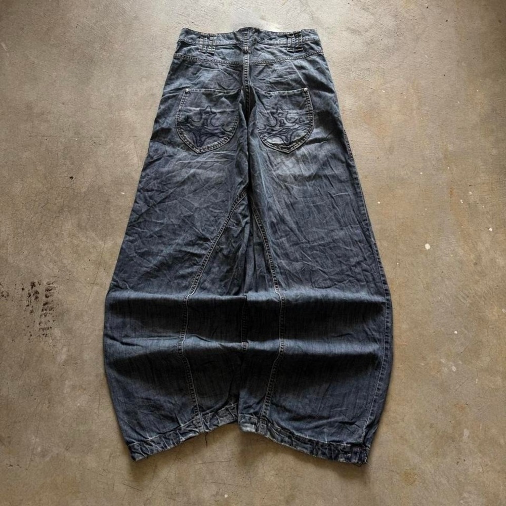 Baggy Jam Wide Leg Southpole Styl Y2K Vintage Denim Jeans Summer 36x31
